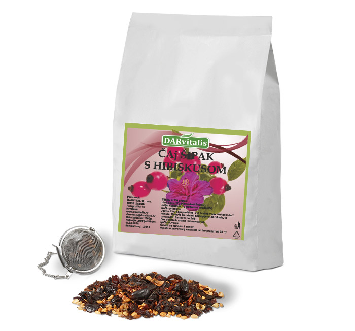 ŠIPAK SA HIBISKUSOM ČAJ 1000g